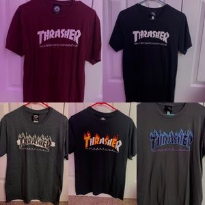 THRASHER skateboarding magazine Tee’s